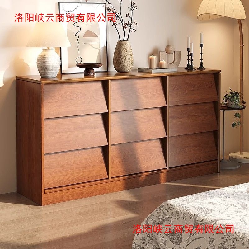 实木斗柜抽屉柜卧室床尾置物柜客厅收纳柜靠墙储物柜九斗柜小边柜