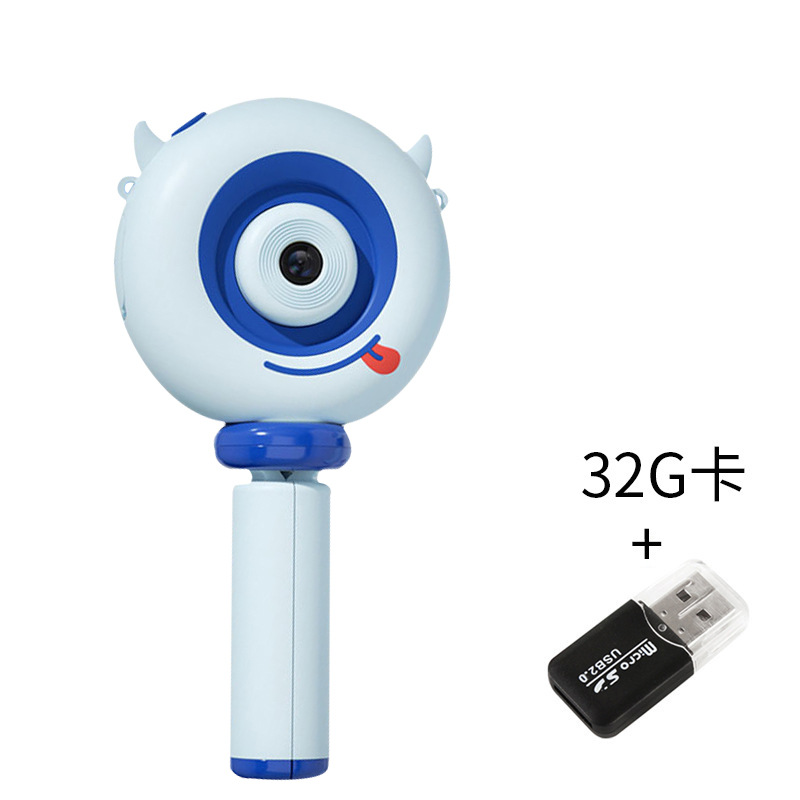 Mini Cámara Digital Infantil de Dibujos Animados S8 de ABS Pantalla de 2.4 Pulgadas para Niños