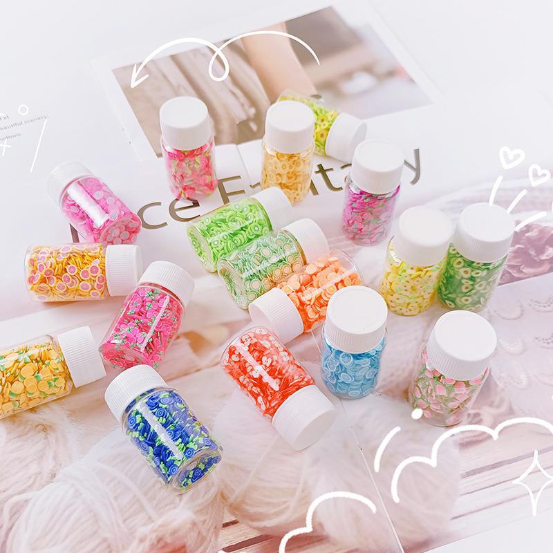 Ya Leduo Fruit Soft Pottery Sliced 20ml Small Bottle Pack 15gDIY Decorative Cream Glue suit Accessories in stock 48