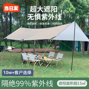 Travel canopy for camping, UV handheld tent, sun protection, UV protection