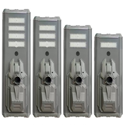 2025 Perfil de alumbrado público solar integrado alumbrado público solar de aluminio lámpara al aire libre lámpara de inducción de iluminación de ingeniería vial