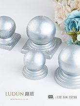 50*50护栏球形柱帽 60*60立柱球帽 5公分球形盖帽 6公分方管封顶