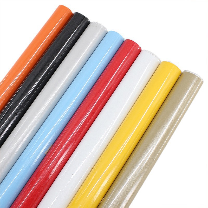 self-adhesive glossy wallpapers PVC