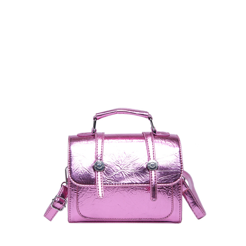 Temperamento simple y moderno bolso coreano 2025 primavera nuevo bolso bandolera ins colorido pequeño bolso cuadrado marea