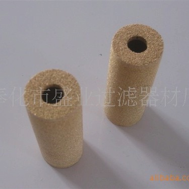 管状铜基烧结滤芯 各种气动过滤件