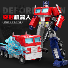 Alloy Version Children's Transforming Toy Sky-Scraping God WK-81 Car Robot Model Action Figure Pilot Commander