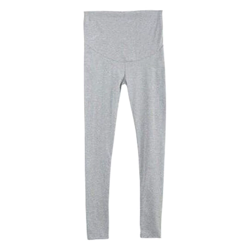 Беременные леггинсы длинные брюки носить модные летние брюки с высокой талией и животом сплошной цвет эластичные тонкие брюки осенние брюки