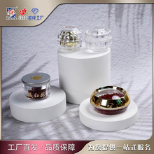 透明亚克力小药瓶塑料保健品瓶藏红花虫草压片糖果西洋参胶囊瓶子