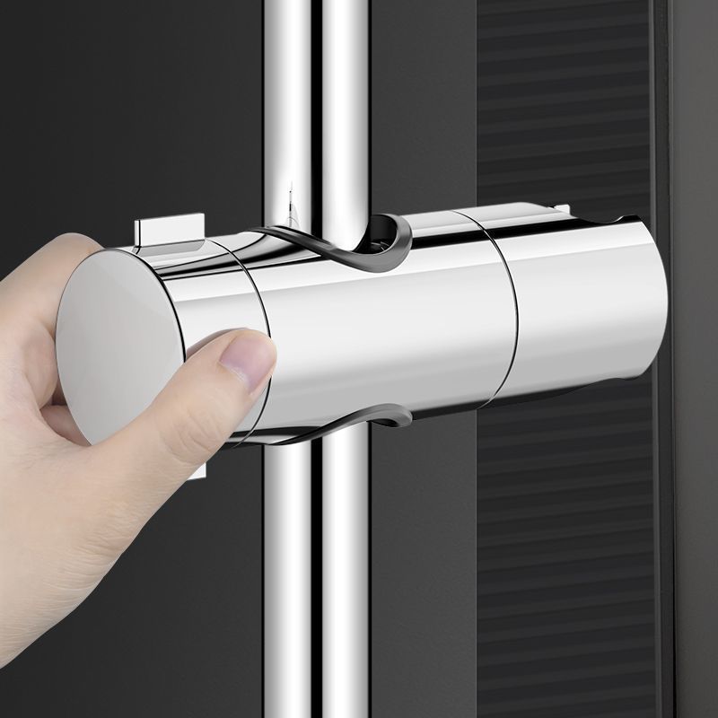 Non-disassembly rod perforated showerhead bracket, adjustable lifting rod, shower head set accessories, fixed base, cross-border full figure