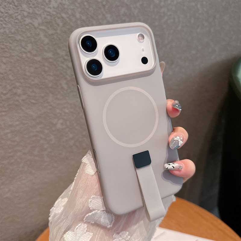 适用iPhone17糖果磁吸手机壳苹果16指环挂绳肤感超薄15防摔保护套|undefined