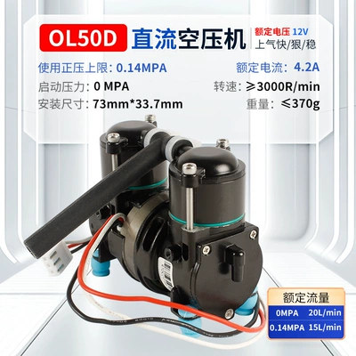 Danhao Vehicle-Mounted Dc Oil-Free Air Compressor Piston Booster Compressor Silent Maintenance-Free 12V24V48V (Hava kompressorları) - ol50d-9-24v-air-compressor