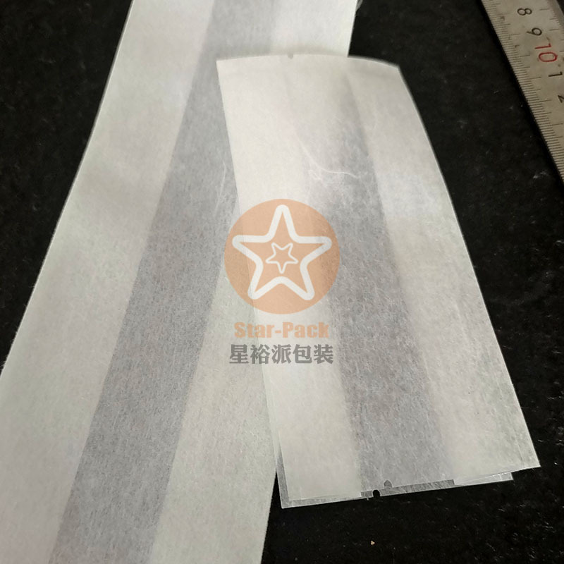 日本新材料粗糙棉纸空心面条袋中封袋