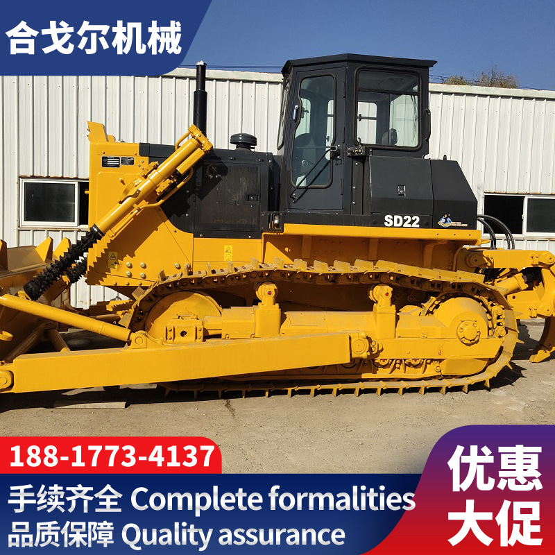 二手山推220推土机出口优惠国产品牌建筑工地园林公路铁路用车