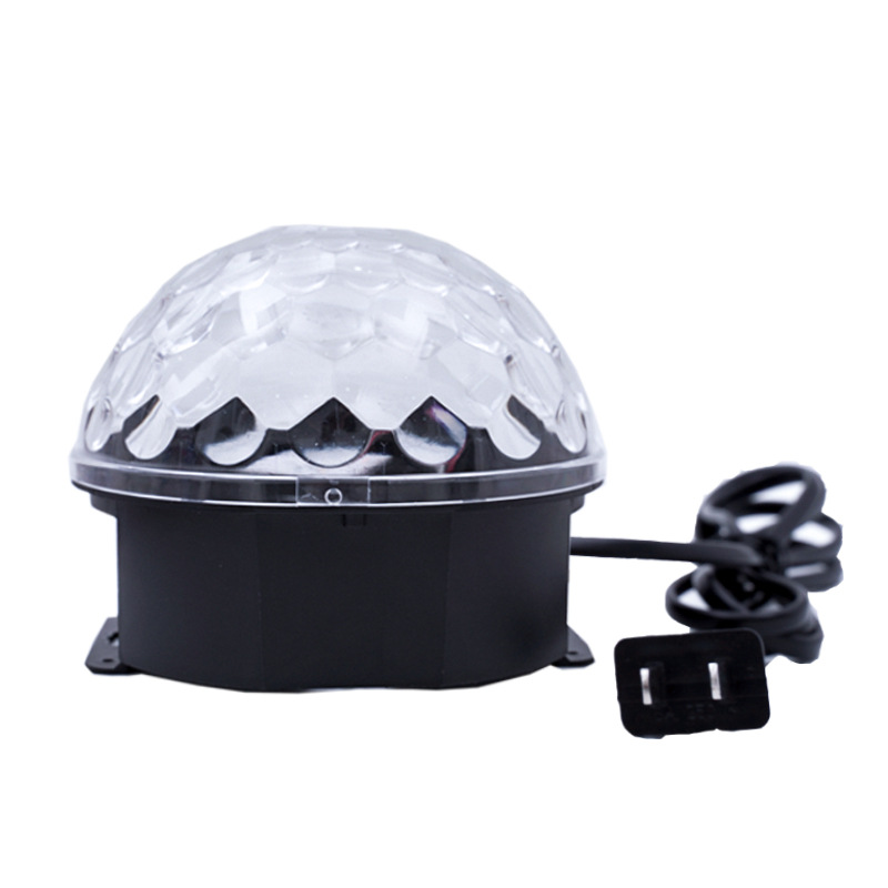 Bola mágica de cristal LED con control remoto, Bluetooth, MP3 y control por voz, luz de escenario para KTV