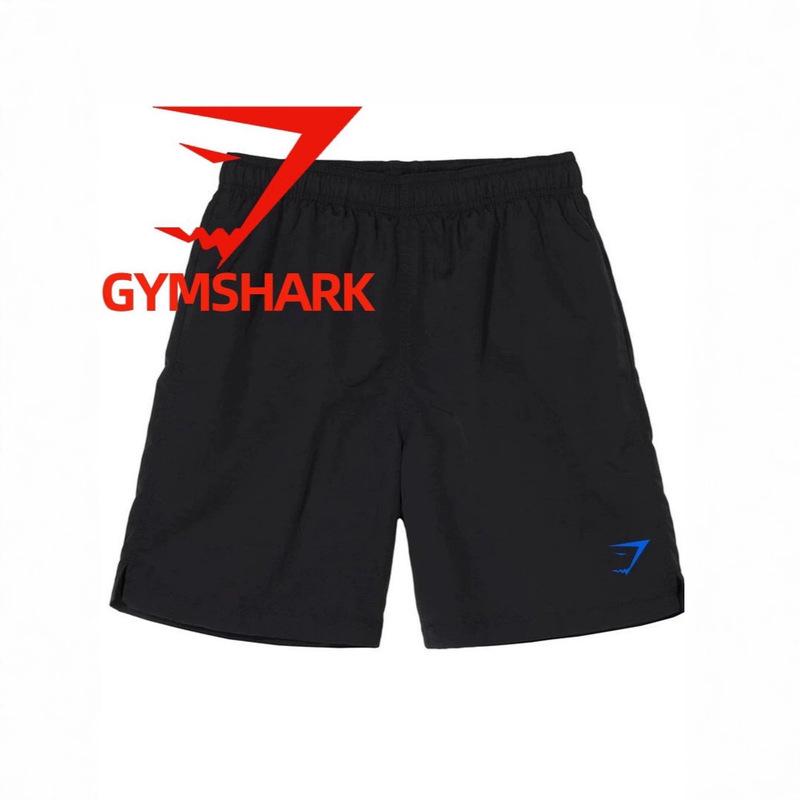 Gymshark Fitness Shorts Men's Summer Casual Quick-Drying Woven 3-Point Shorts Simple Shorts Muscle Shark