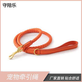 宠物不勒脖宠物项圈颈带遛狗绳套装马逊狗项圈批发脖圈防走丢安全