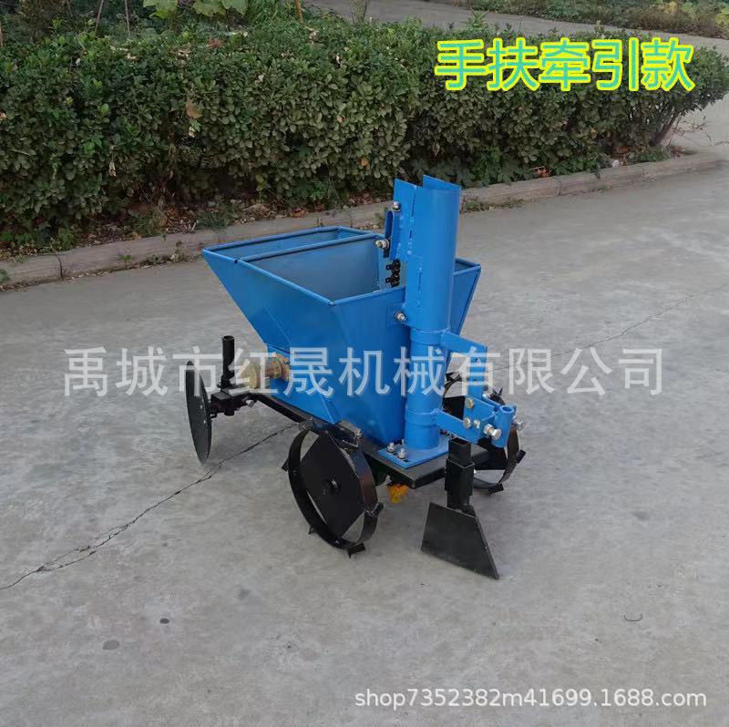 手扶土豆种植机        地瓜马铃薯种植机       拖拉机带土豆播