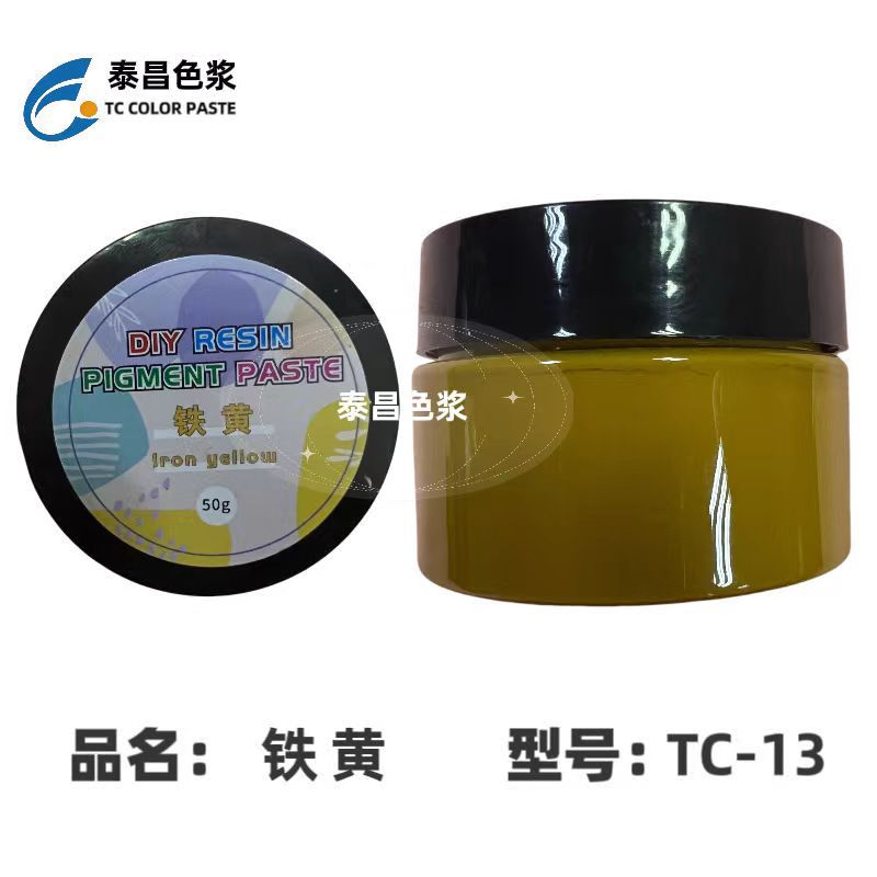 TC-13 글루 컬러 페이스트 아이언 옐로우, 오픈 병 50g