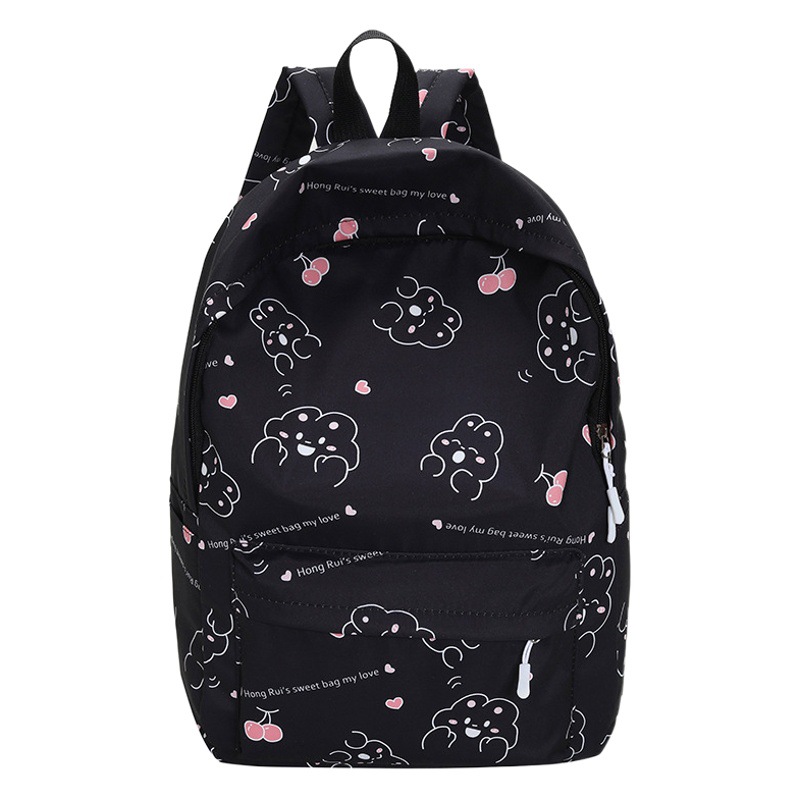 Al por Mayor Escuela Secundaria estudiante mochila de gran capacidad de nylon impermeable mochila de impresión estudiante de la escuela media de viaje de ocio al aire libre bolsa