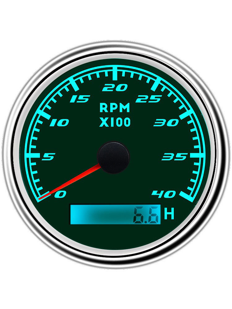 85mm Alternator W-Terminal Engine Tachometer Truck Yacht Car