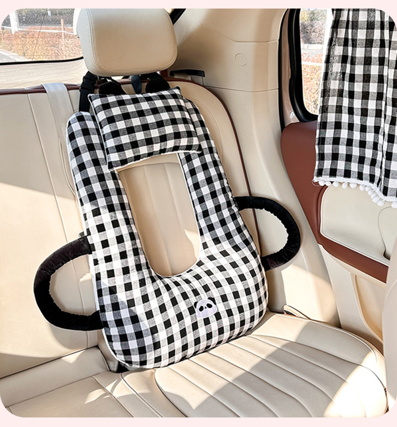 Children's Car Headrest Neck Pillow Cartoon Car Sleeping Artifact Neck Pillow Double-sided Available Car Sleeping Pillow