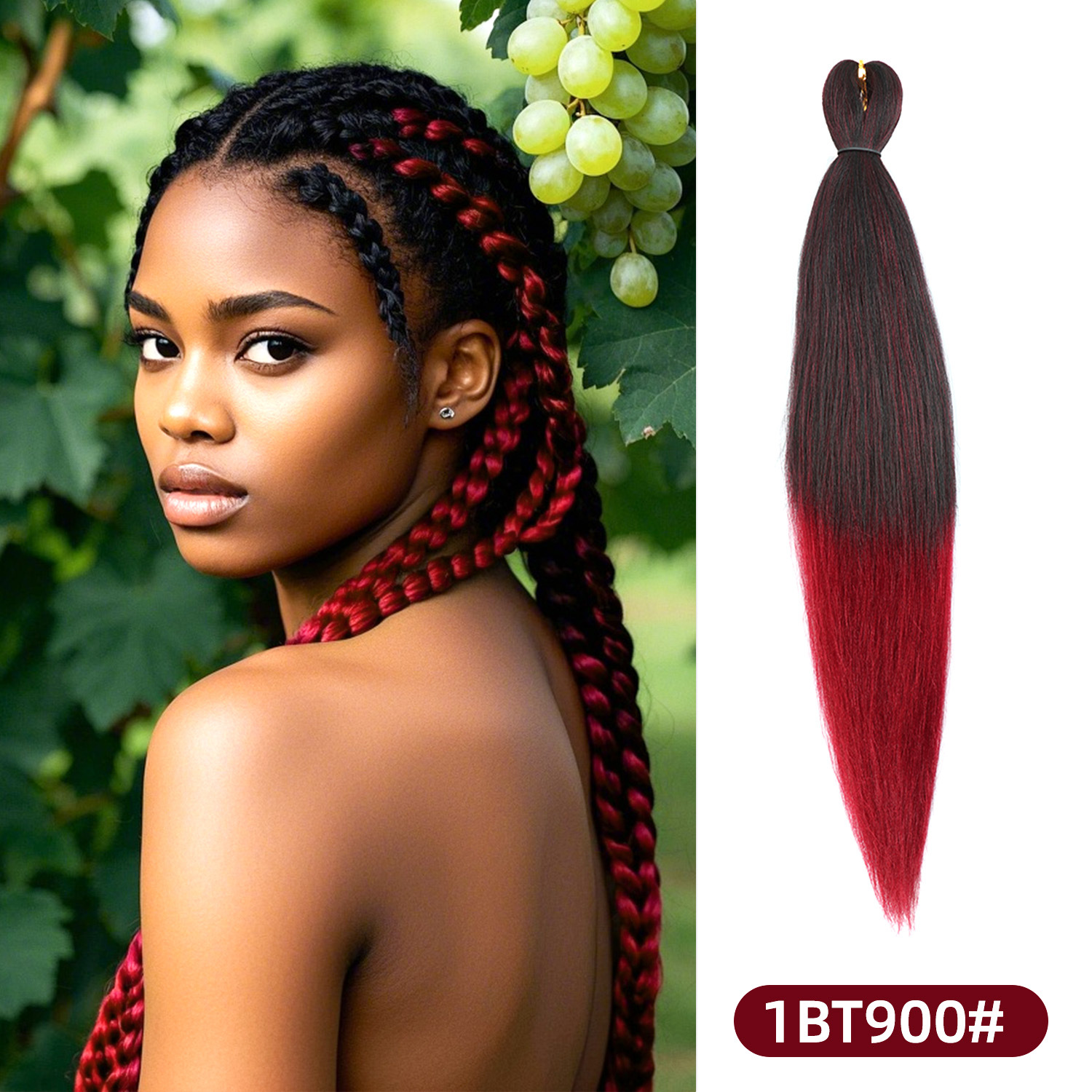 Pelucas de trenzas grandes EZ para actuaciones, populares en línea, trenzas versátiles para mujeres africanas, rastas de fibra sintética de colores al por mayor, muy vendidas en África.