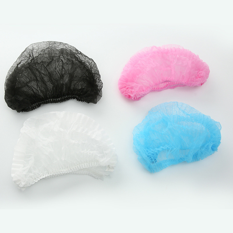 使い捨て帽子不織布ヘッドギアストリップ防塵メッシュキャップ食品ケータリングワークショップキッチン食堂工場帽子|undefined