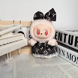 Сначала, второе и третье поколения одежный подвес Labubu, одежда подвес Labubu, надхалюй костюм трендовый