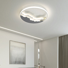 卧室燈圓形簡約現代家用led吸頂燈溫馨浪漫北歐創意主卧房間燈具
