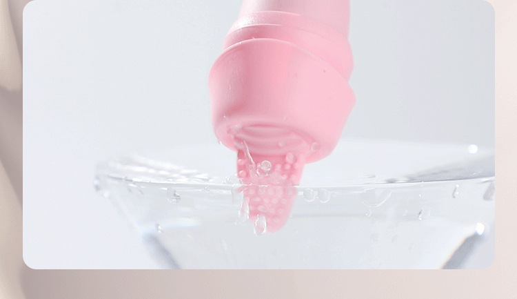 Mystery Bear Compact Vibrator with Remote Control and Tongue Licking Attachment, Pink — detail image 6
