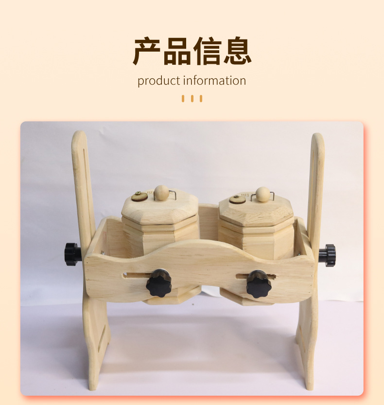 Mini Moxa Stick Set for Eye and Face Moxibustion Solid Wood Hanging Moxa Device with Moxa Cones preparation