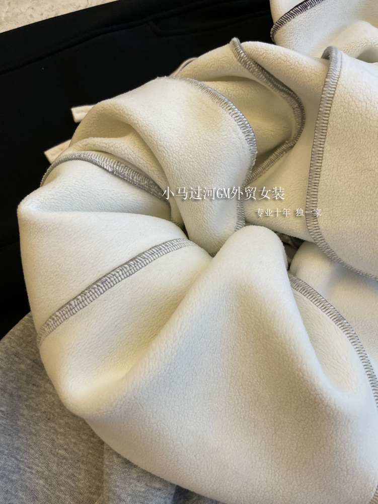 겨울 바지   유지 추천 높은 허리 기모 두꺼운 할란 캐주얼 스웨트 팬츠 겨울 F103023