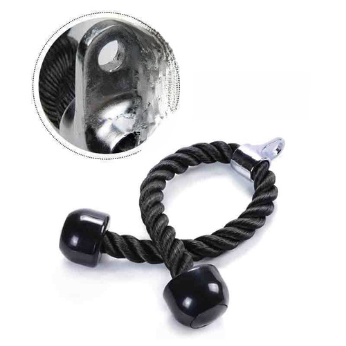Bicep Training Dual-Head Resistance Band Gym Accessory Single-Head Dual-Head Triceps Pushdown Rope Surface Pull