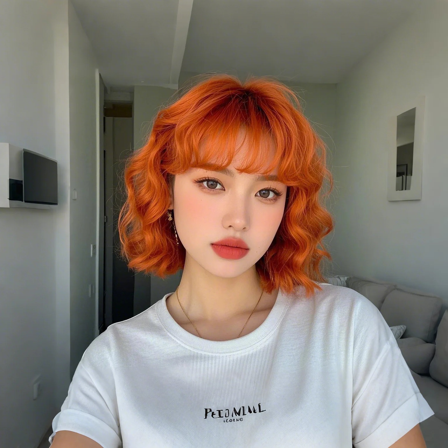 Cross-Border Trade Women's Bob Medium-Length Bobo Hair Curly Corn Perm Wavy Wig_voghion.com