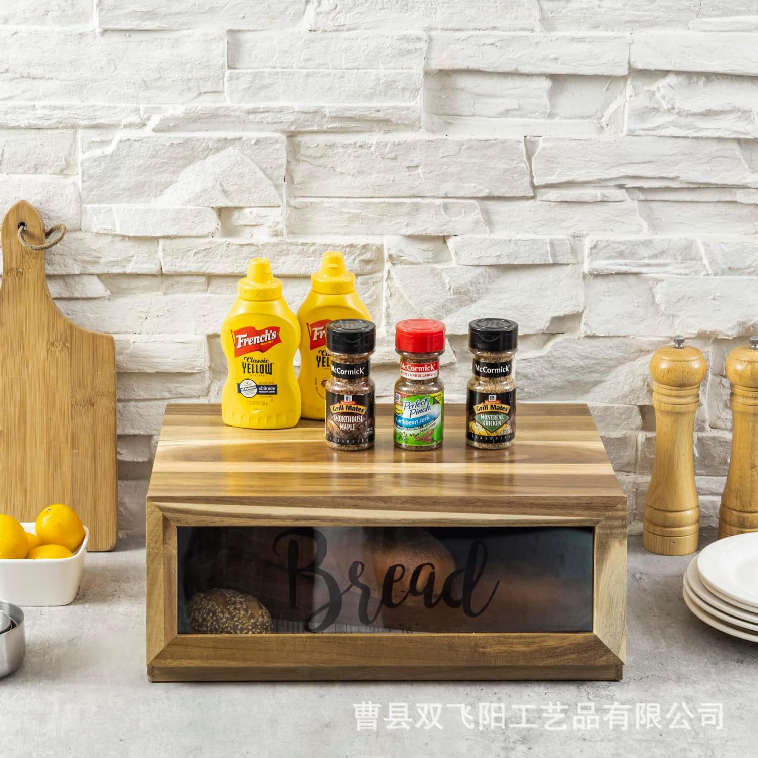 相思木面包盒家庭厨房烘焙面包密封盒木盒甜品糕点收纳盒面包木盒