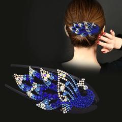 Korean Style Large Hair Clip for Rear Head, Braided Hairstyle Hair Clip, New Hair Accessories for Adults, Water Diamond Mother Hair Pin for Women