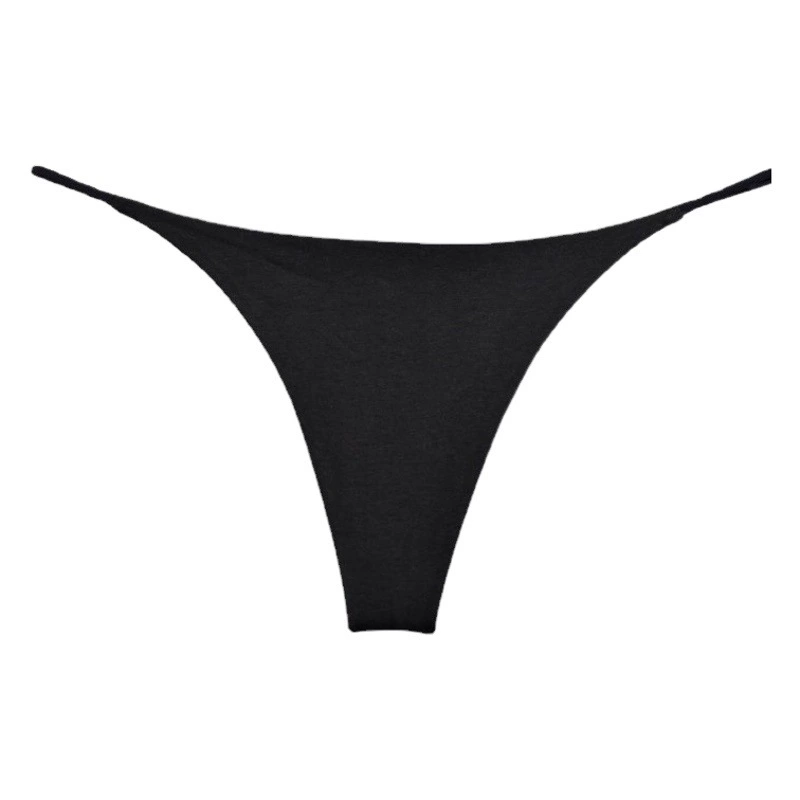 Трусики-стринги Yuxiangge, новая версия, с двойным слоем тонкого шелка, низкая посадка, двойной слой, бикини для женщин