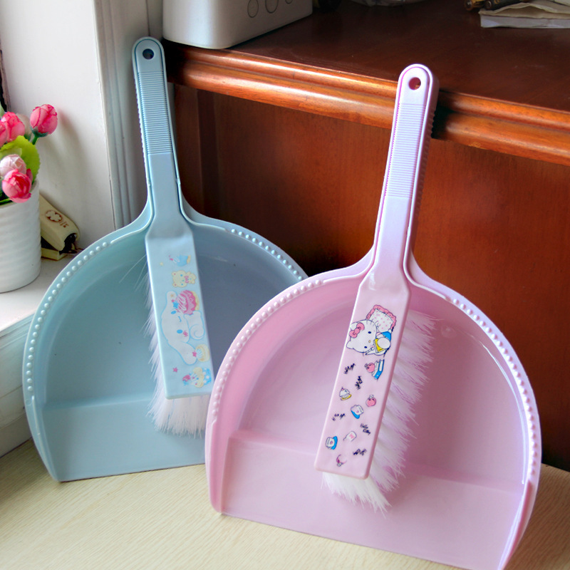 Large desktop cleaning set children's small broom dustpan bed floor student garbage shovel broom brush combination