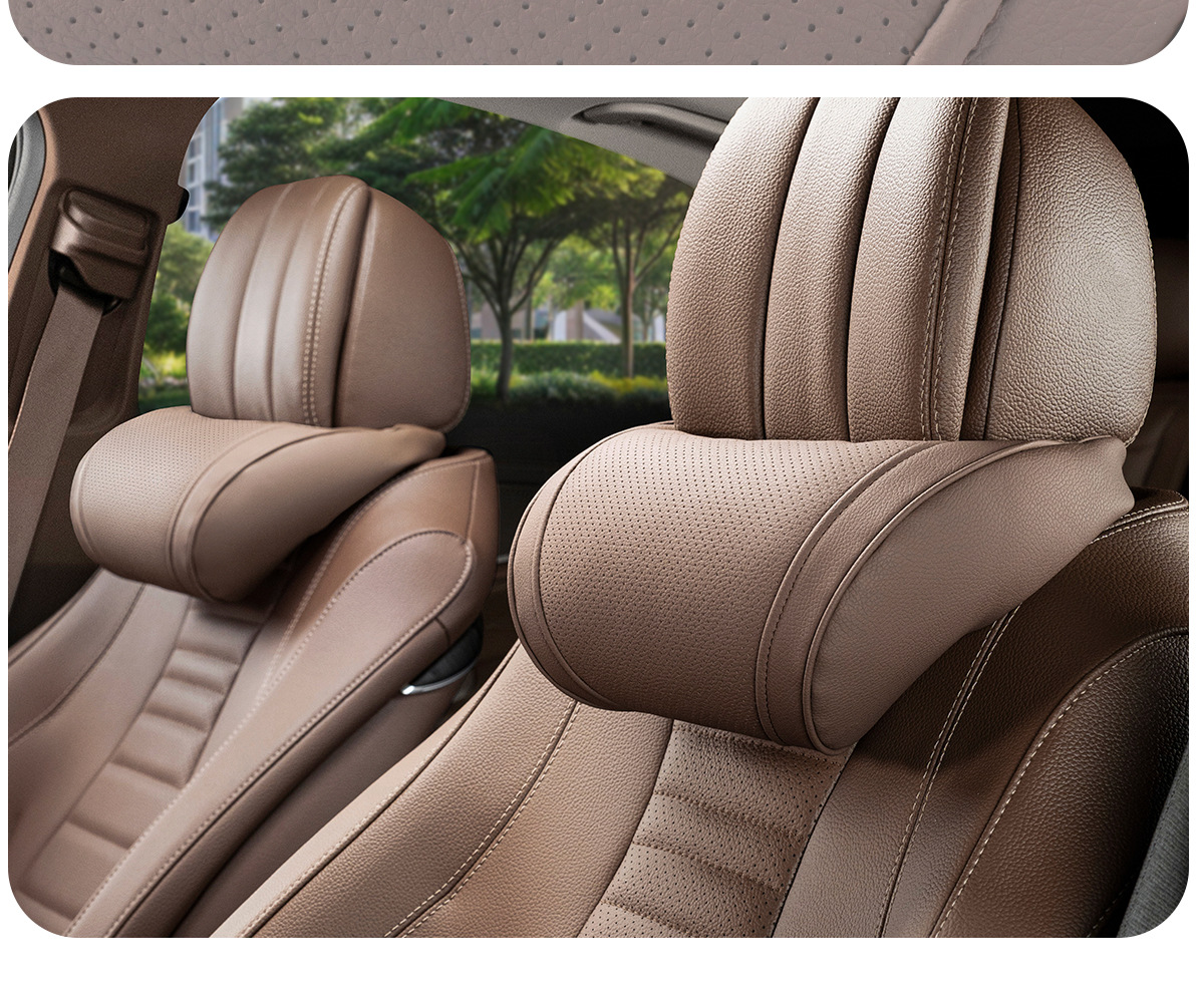 Car Headrest Suitable for Mercedes-Benz Maybach, Bmw, Wenjie, Tesla Neck Pillow, Lumbar Support, Car Neck Pillow