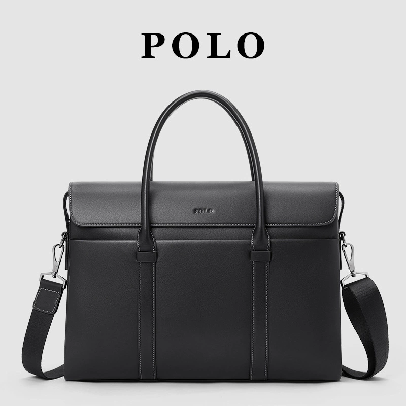 POLO Мужская кожаная сумка через плечо, стиль одной лямки, высококачественный стиль, натуральная кожа, дубленная
