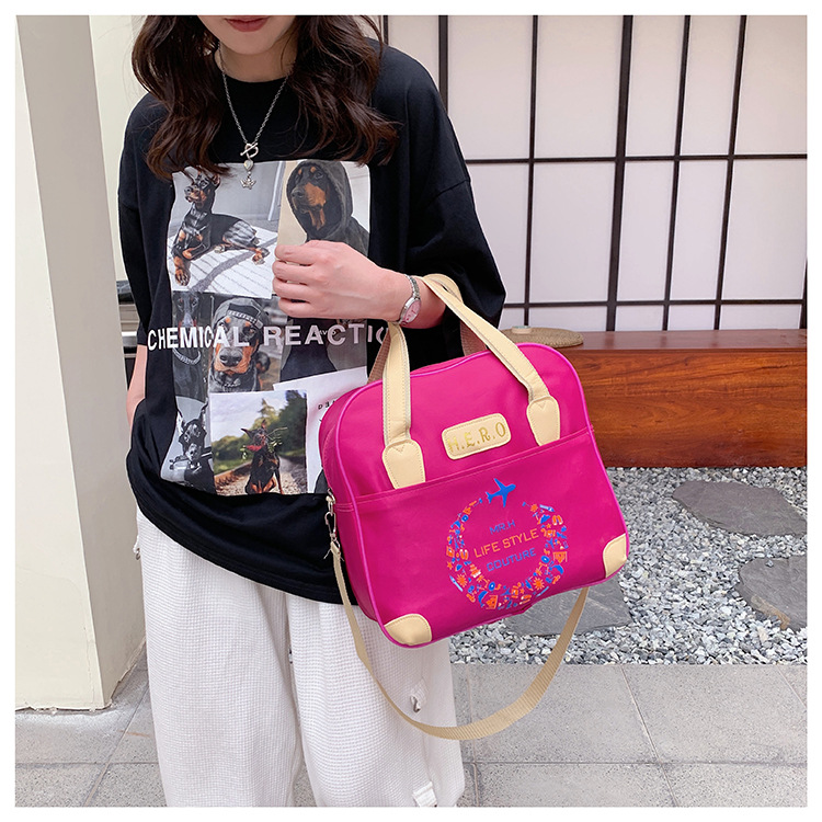 スーツケース万向輪子母バッグ旅行バッグ軽便出張旅行多機能搭乗バッグオックスフォード布印ロゴ