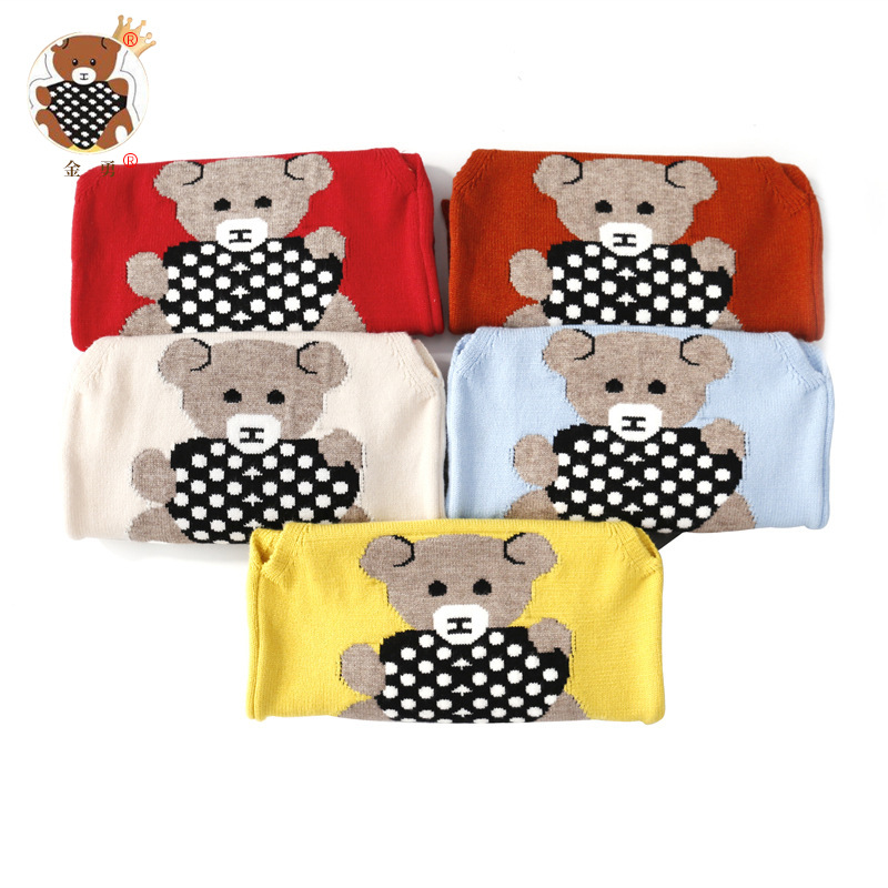 Entrega de una pieza [Jin Yong] Ropa para niños europeos y americanos 2020 Otoño e invierno nuevo chaleco de suéter para niños Chaleco de punto