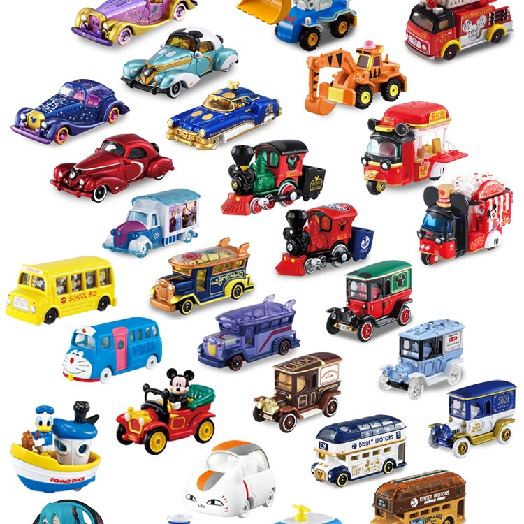 Disney Car Donald Duck Minnie Mi Dragon Ball Engineering Vehicle Girl Car Toy Model