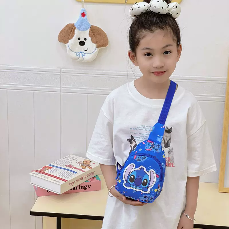 新款可爱儿童外出单肩包卡通轻便女孩斜挎胸包幼儿园外出宝宝腰包