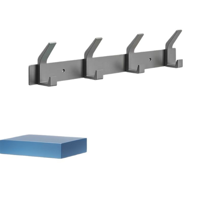 Gancho sin perforación pared pared ropa de baño sombrero percha de pared inodoro puerta de baño gancho trasero transfronterizo