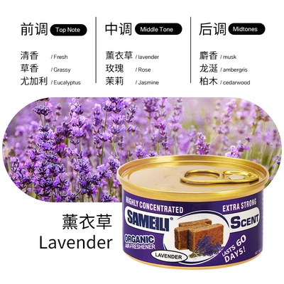 Car Aromatherapy Essential Oil Diffuser: Car Perfume Aromatherapy - lavender-lavender