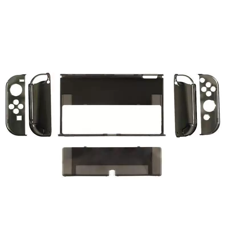 Nintendo Switch OLED разделенный кристаллический чехол, открывающееся окно разделенный защитный чехол прозрачный PC твердой тонкой вставкой базой