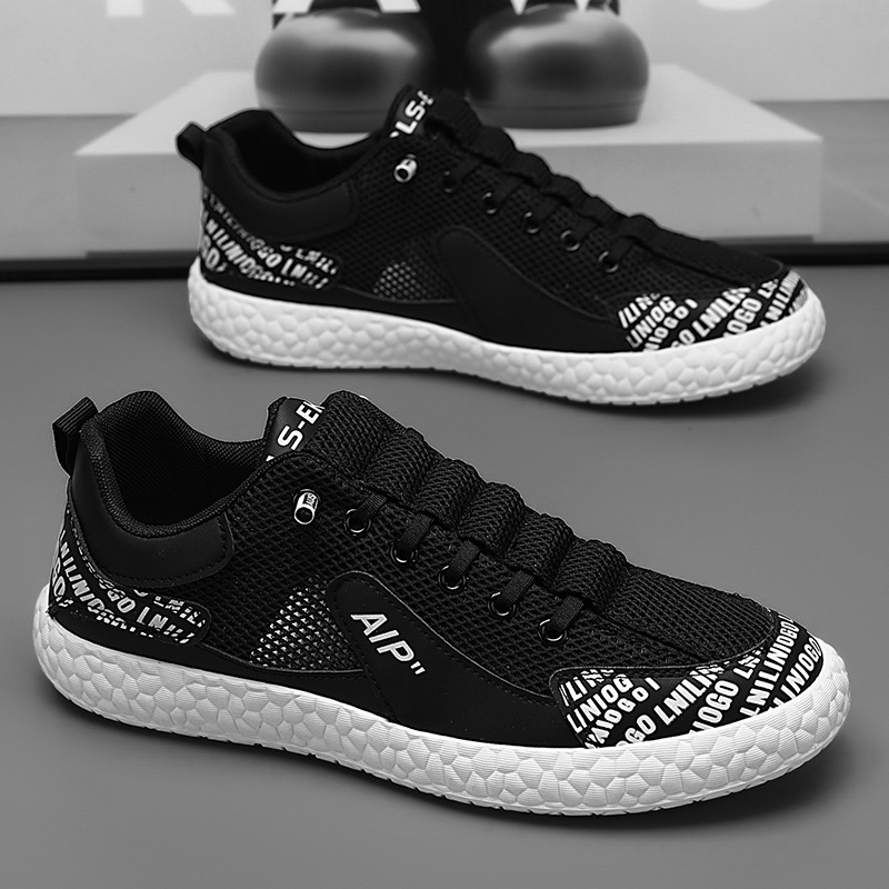 Fashionable low universal breathable comfortable trend sneakers