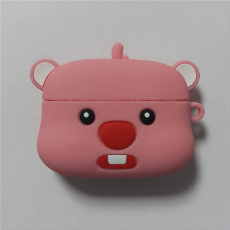 Силиконовый защитный чехол для Apple AirPods (3-е поколение) — дизайн мультгероя, зацепляющий или хвост, беспроводная совместимость