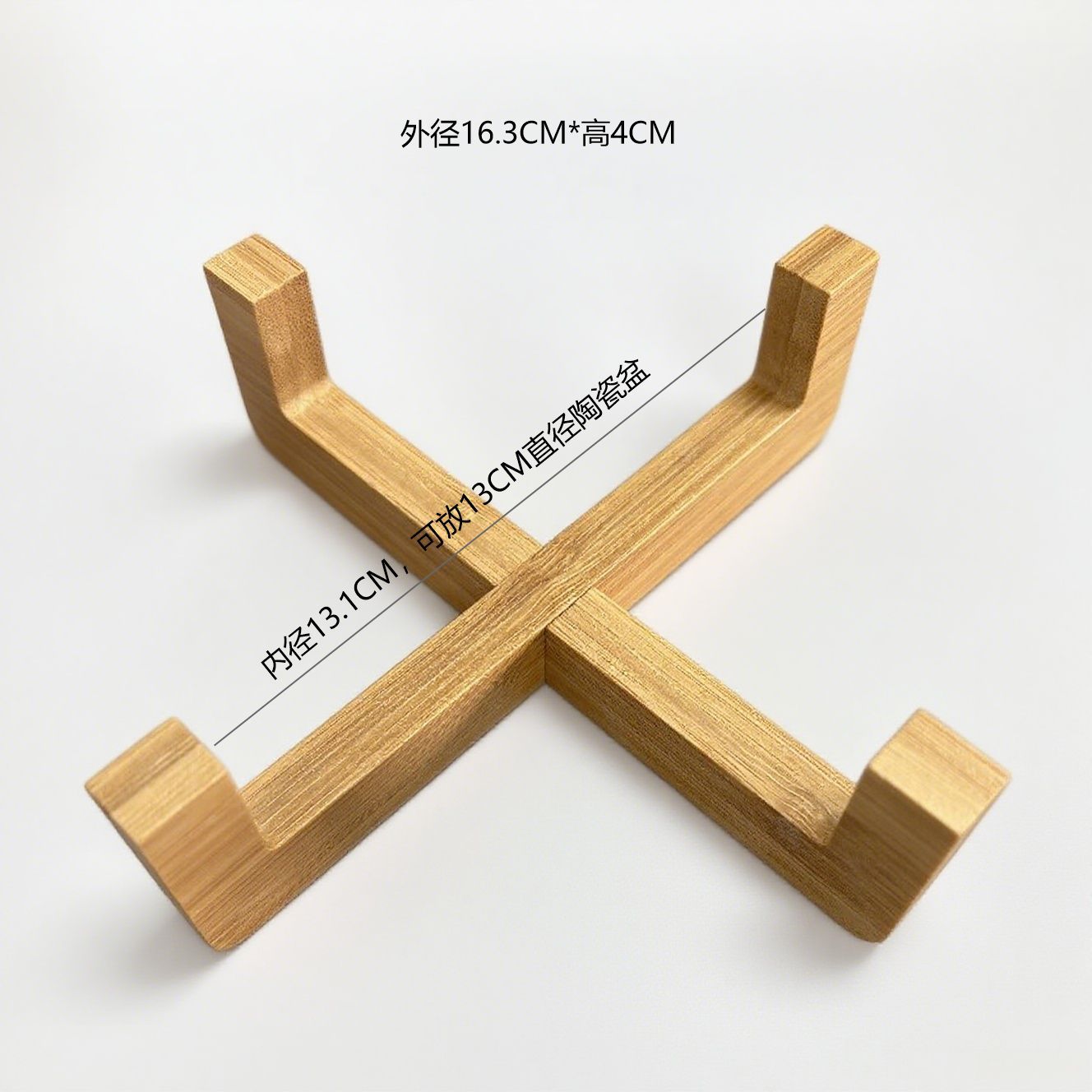 多肉植木鉢竹トレーモザイクDIY竹マットベース胚異形竹ベースコースタークロスボーダートレーベース